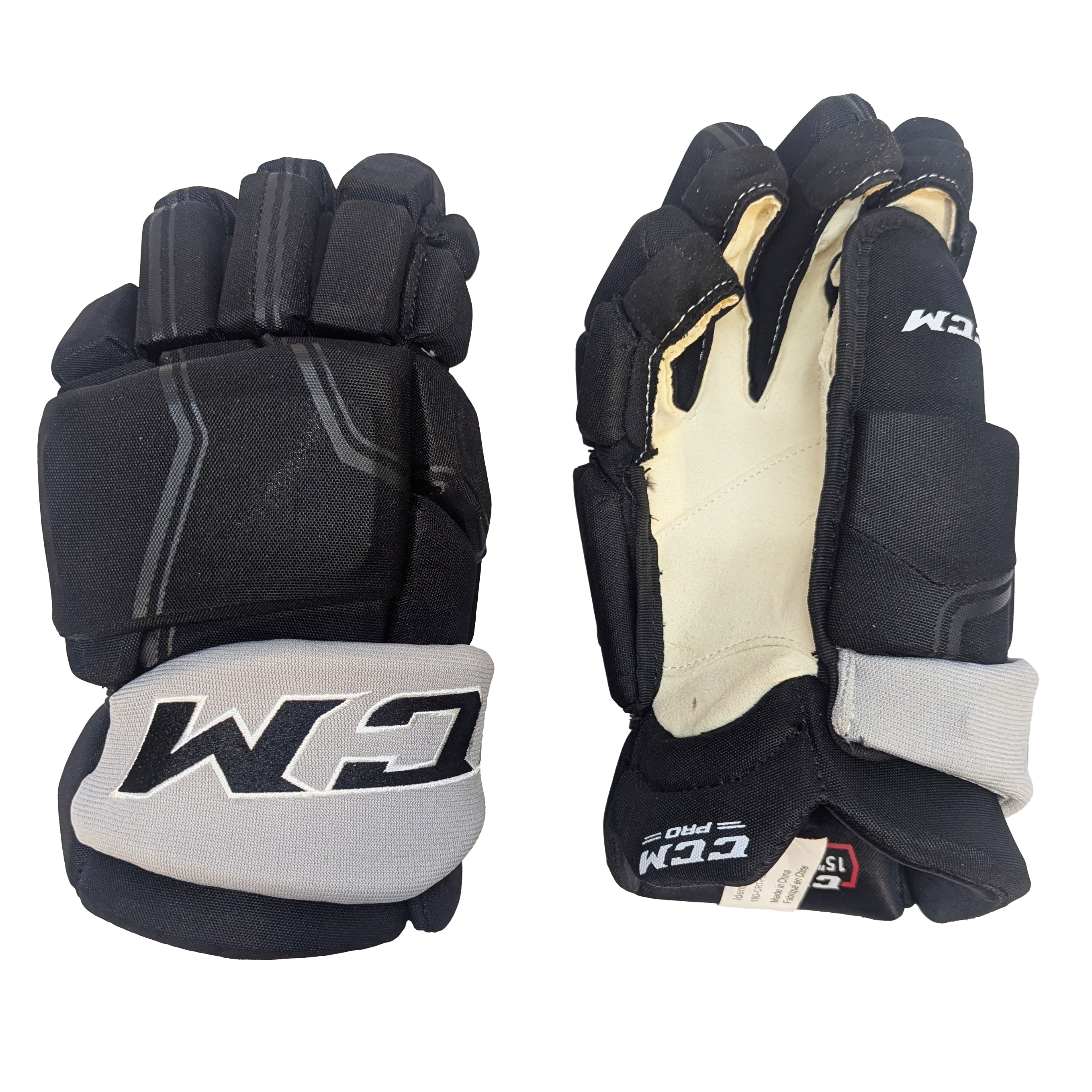 CCM HGQLPP - NHL Pro Stock Glove - LA Kings (Black/Grey)